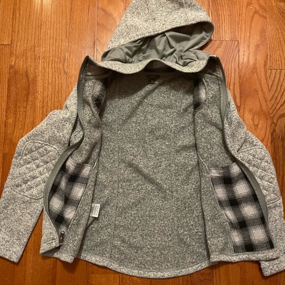 Eddie Bauer Grey Zip Jacket - Picture 2 of 3